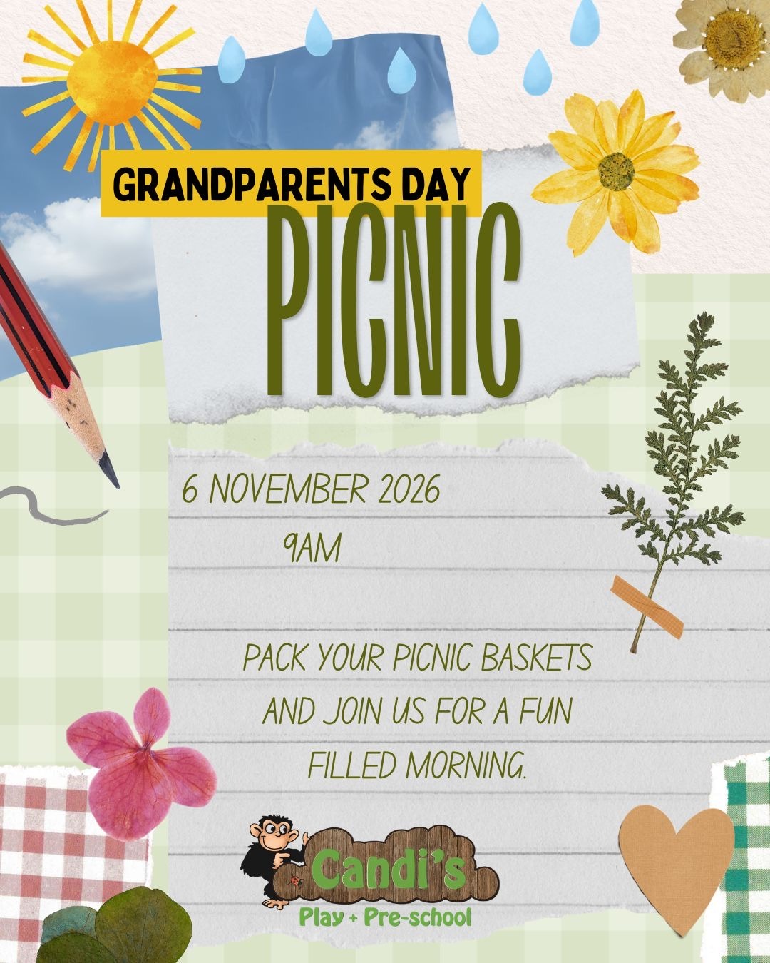 Grandparents Day Picnic poster